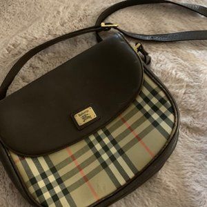 Burberry Saddle Haymarket Check